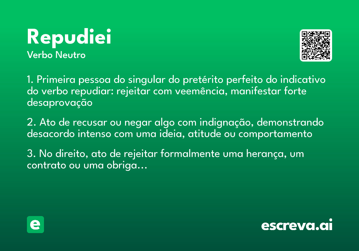 repudiei
