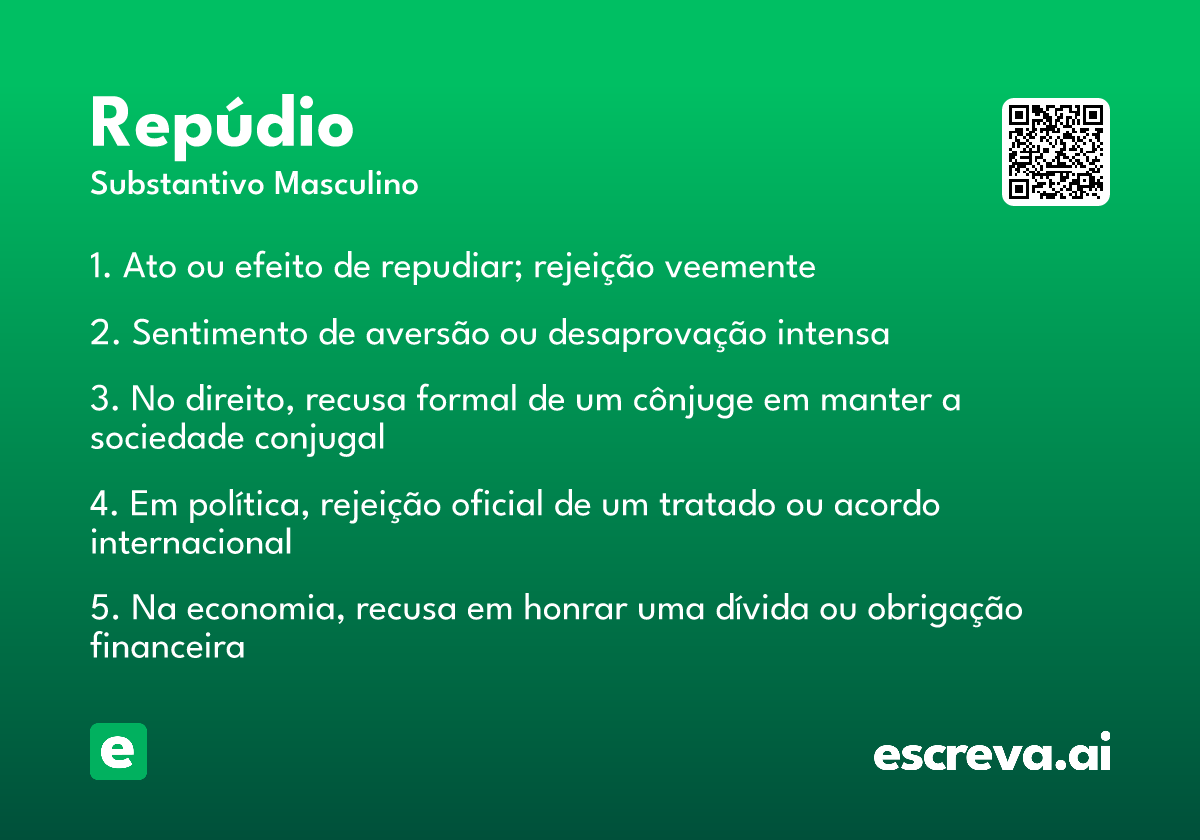 repúdio