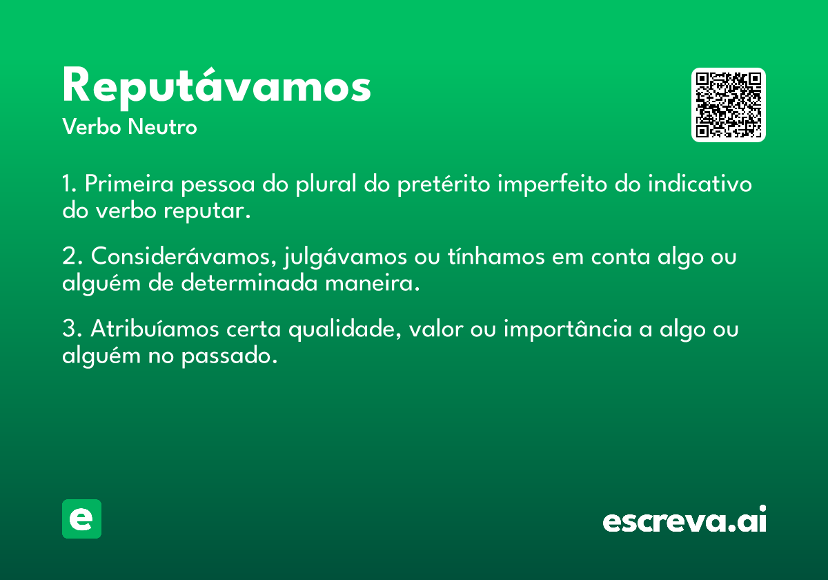 reputávamos