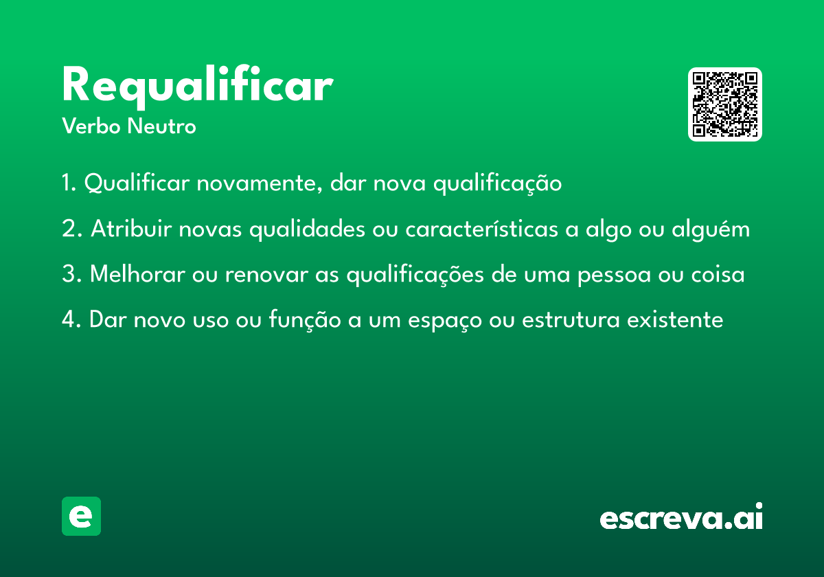 requalificar