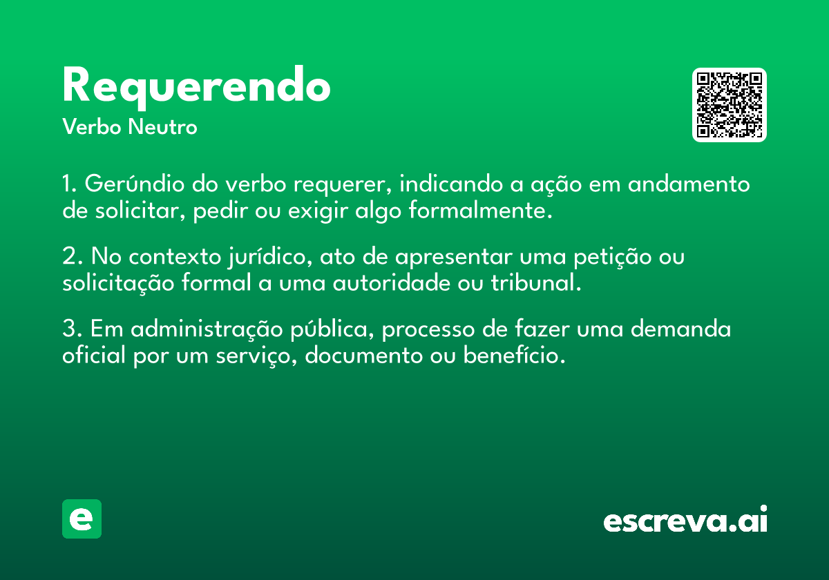 requerendo