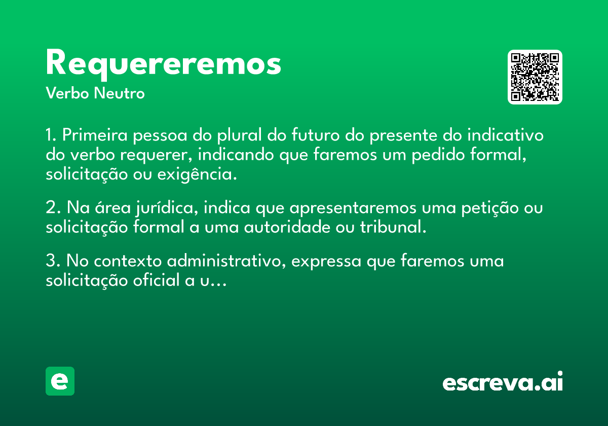 requereremos