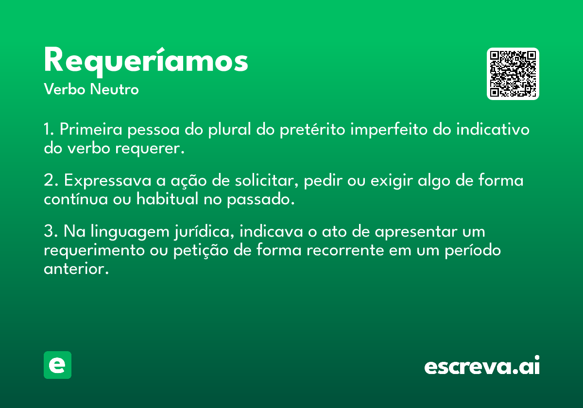 requeríamos