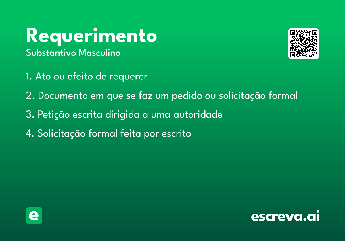 requerimento