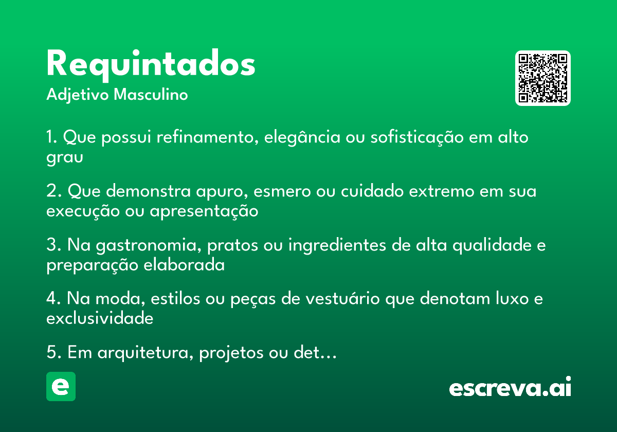requintados