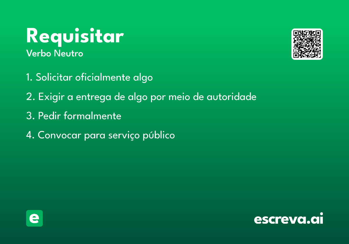 requisitar