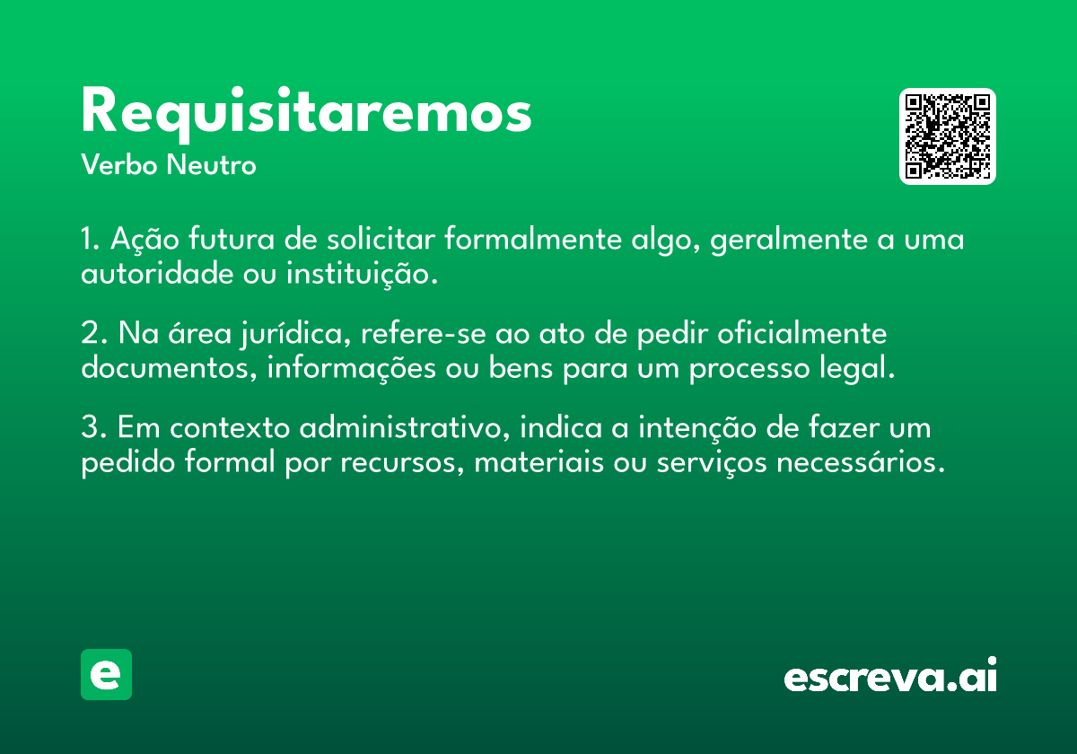 requisitaremos