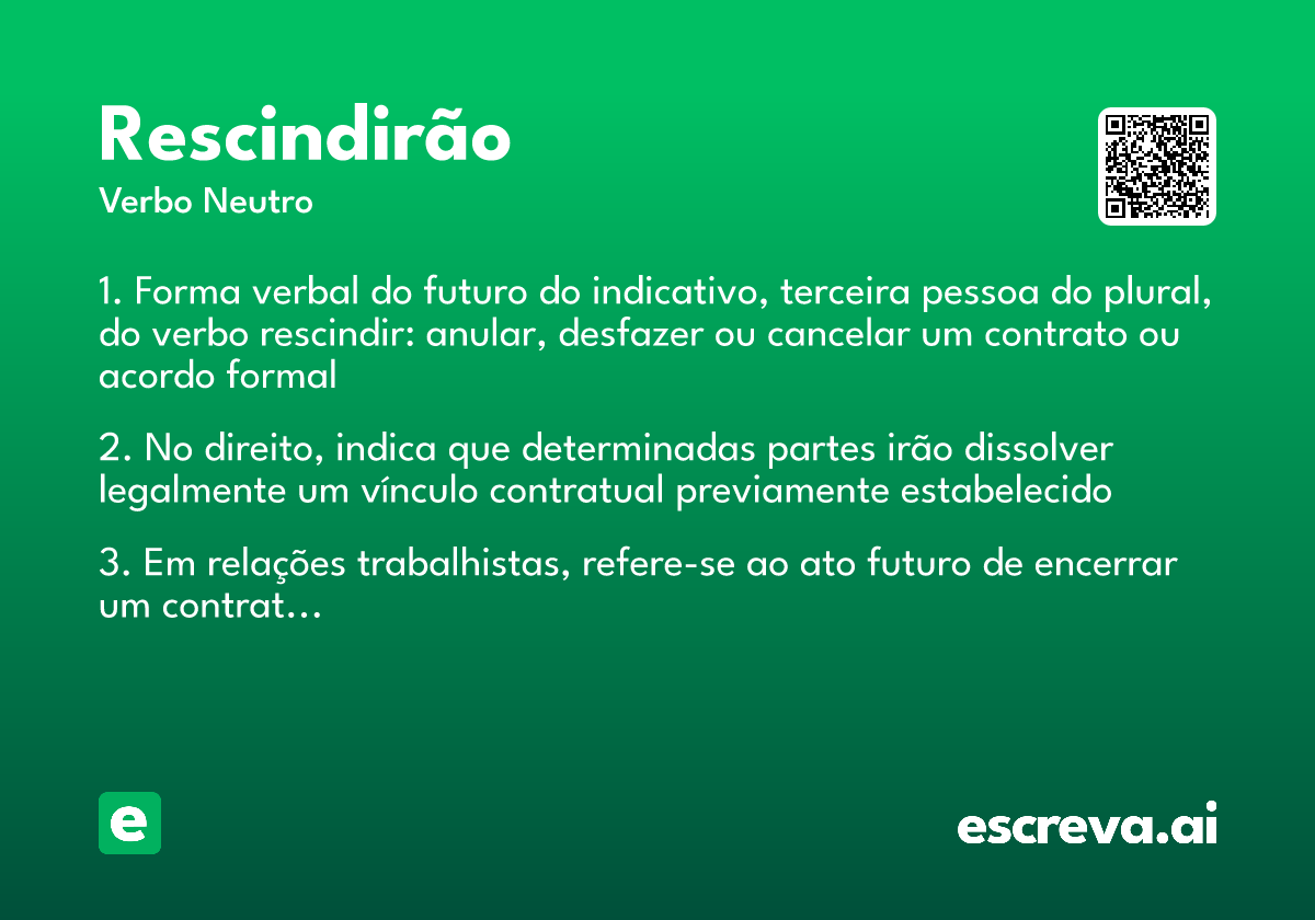 rescindirão