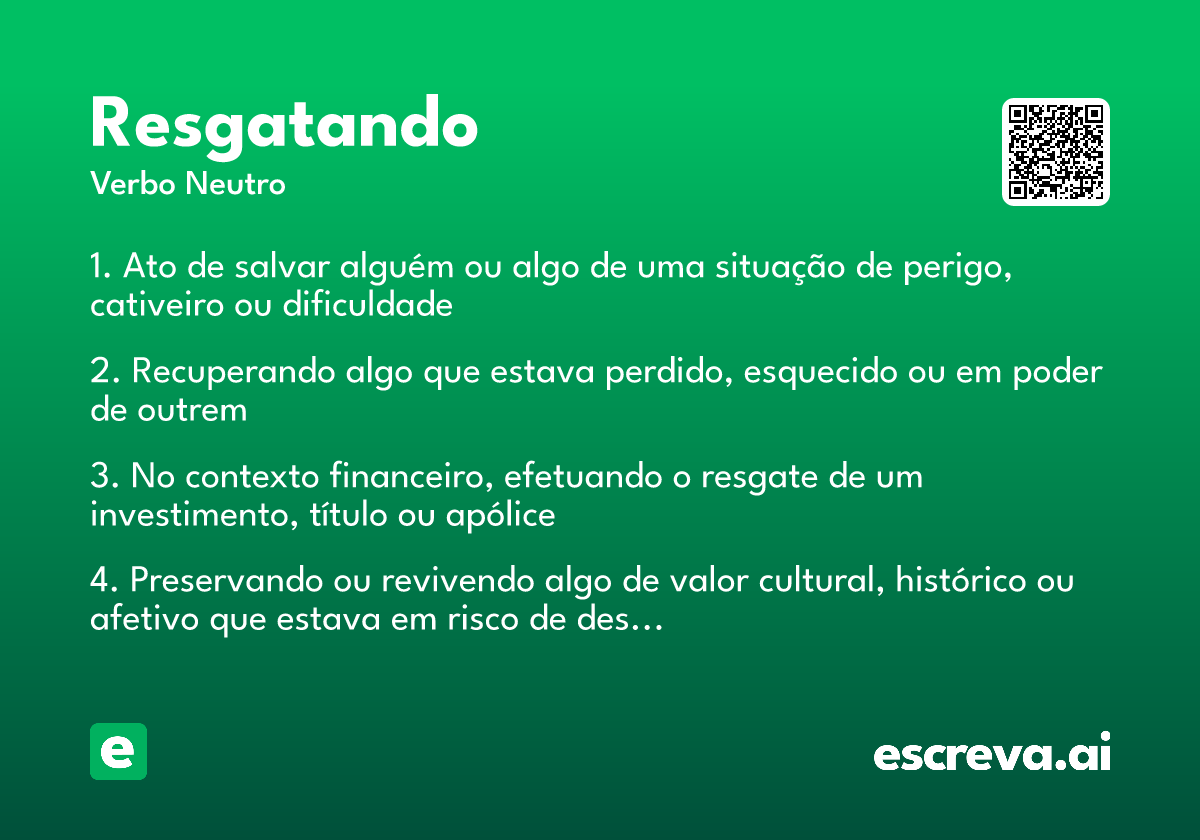 resgatando