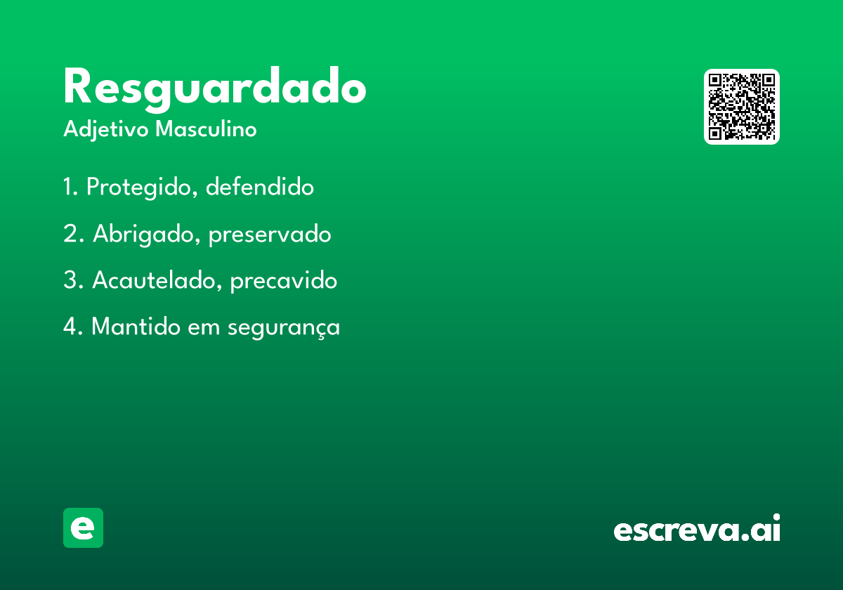 resguardado