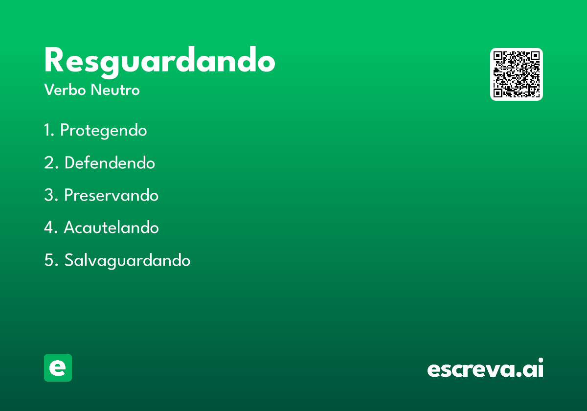 resguardando