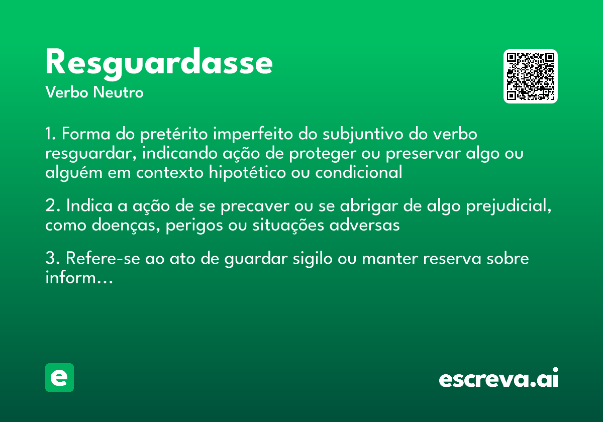 resguardasse