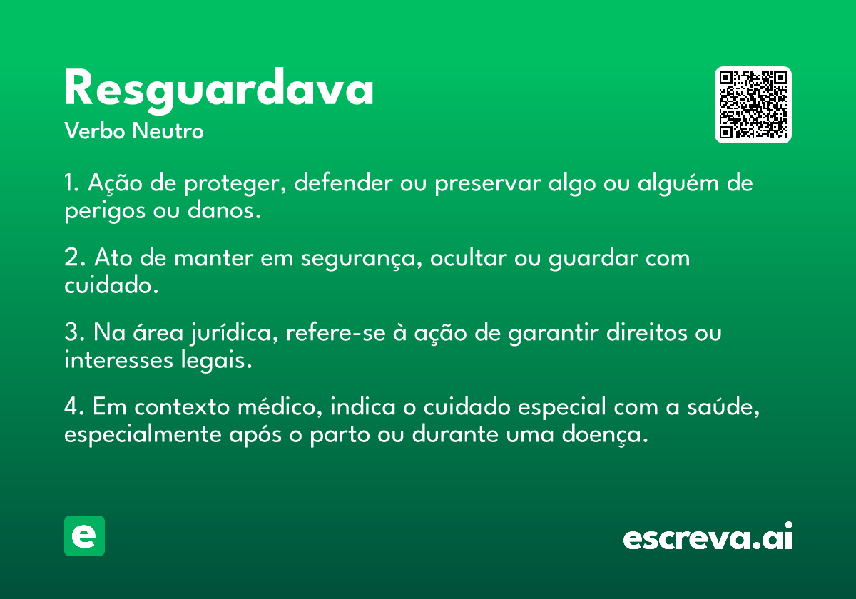 resguardava