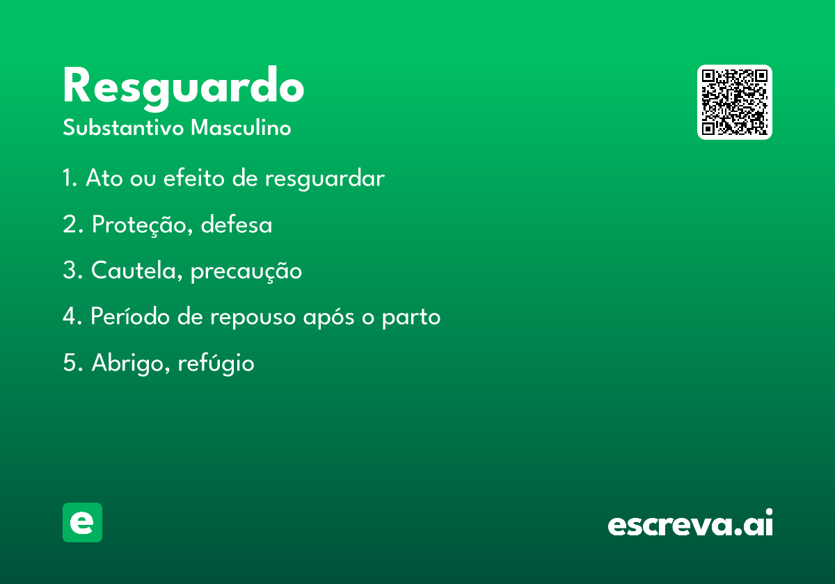 resguardo