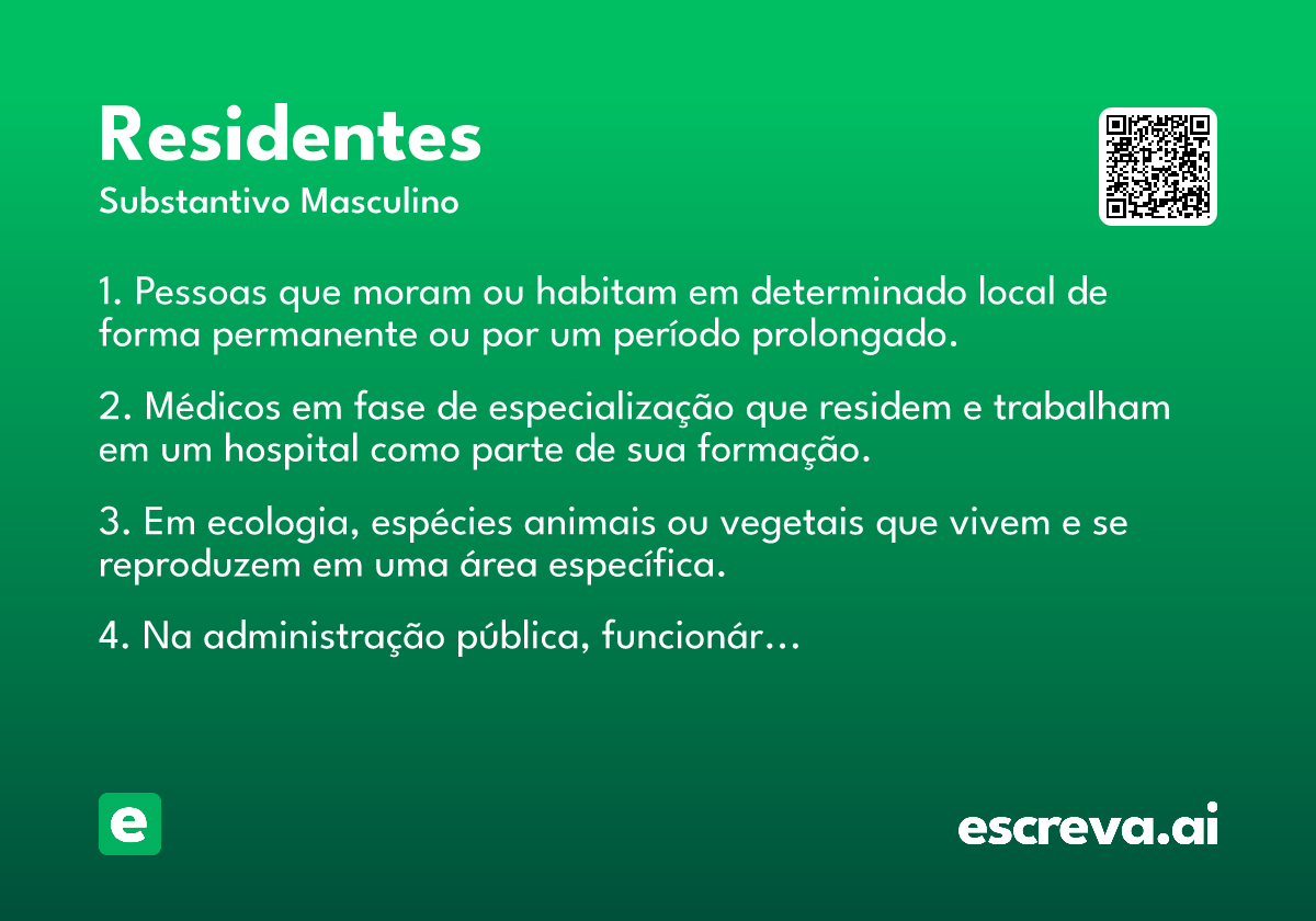 residentes