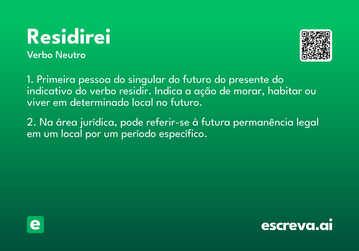 residirei