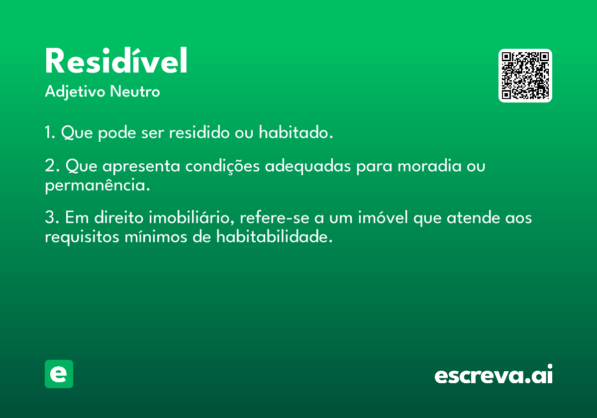 residível