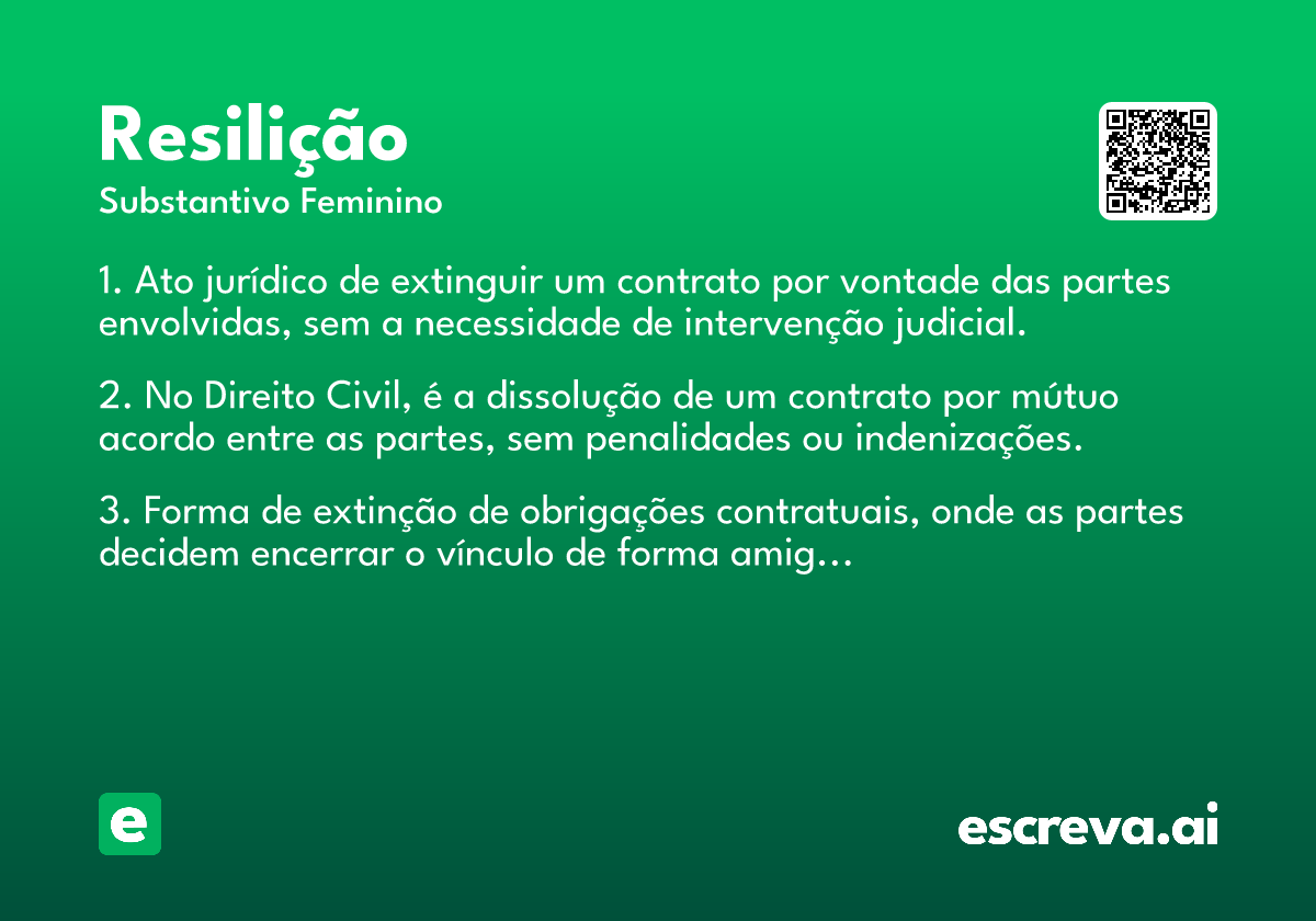 resilição