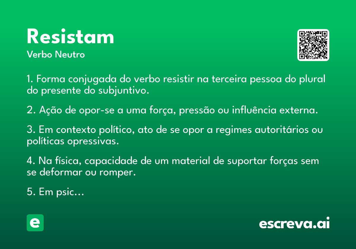 resistam