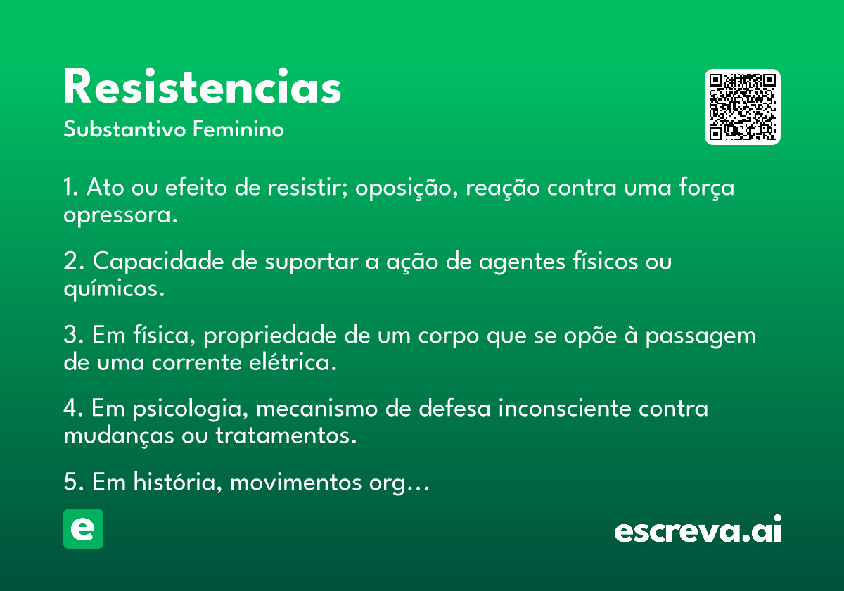 resistencias