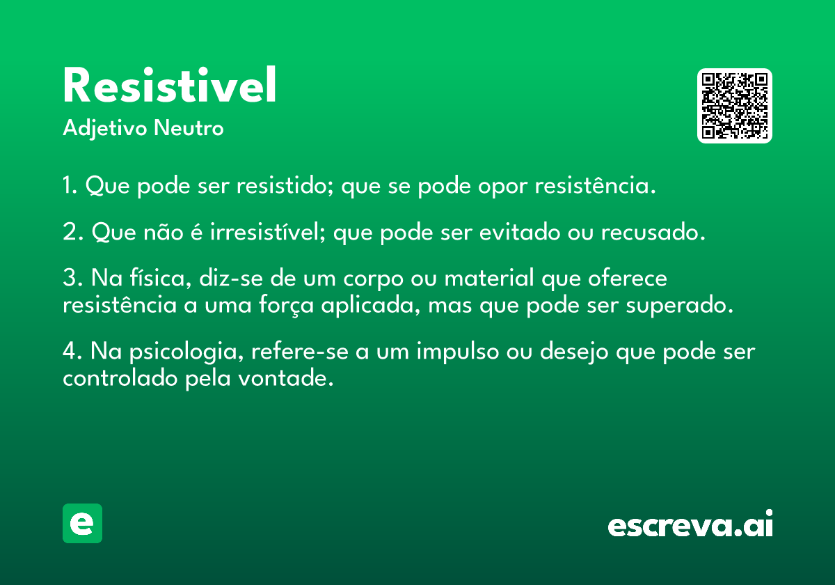 resistivel