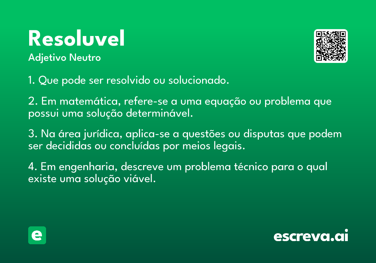 resoluvel