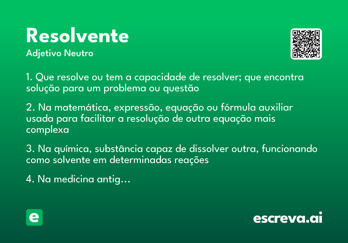 resolvente