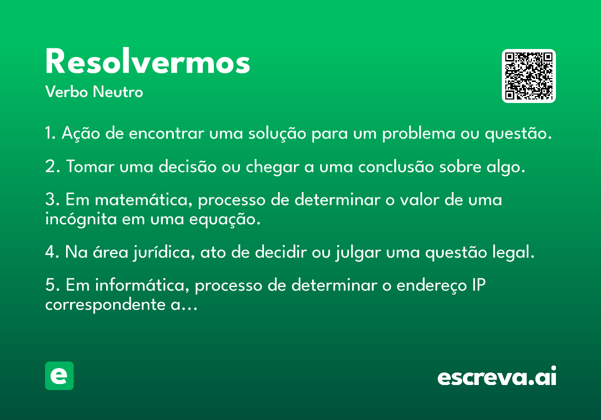 resolvermos