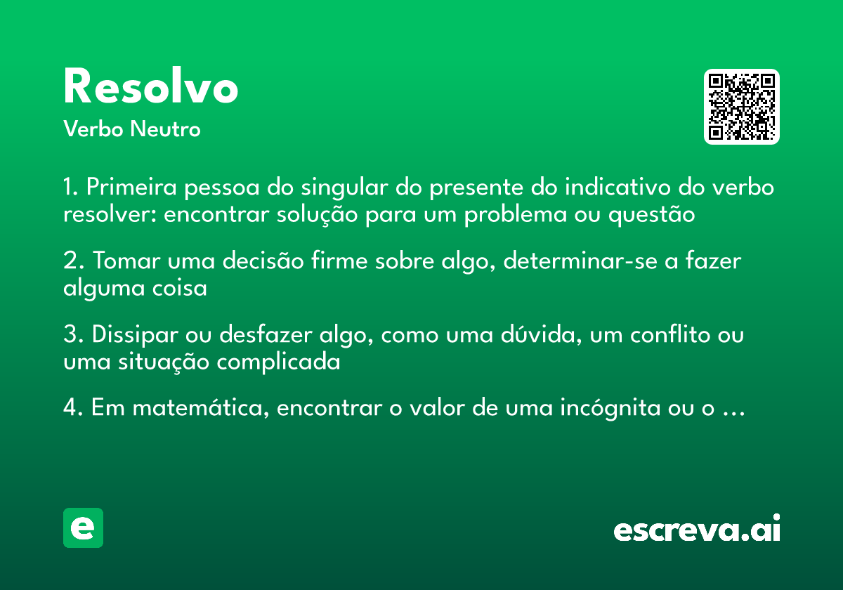 resolvo