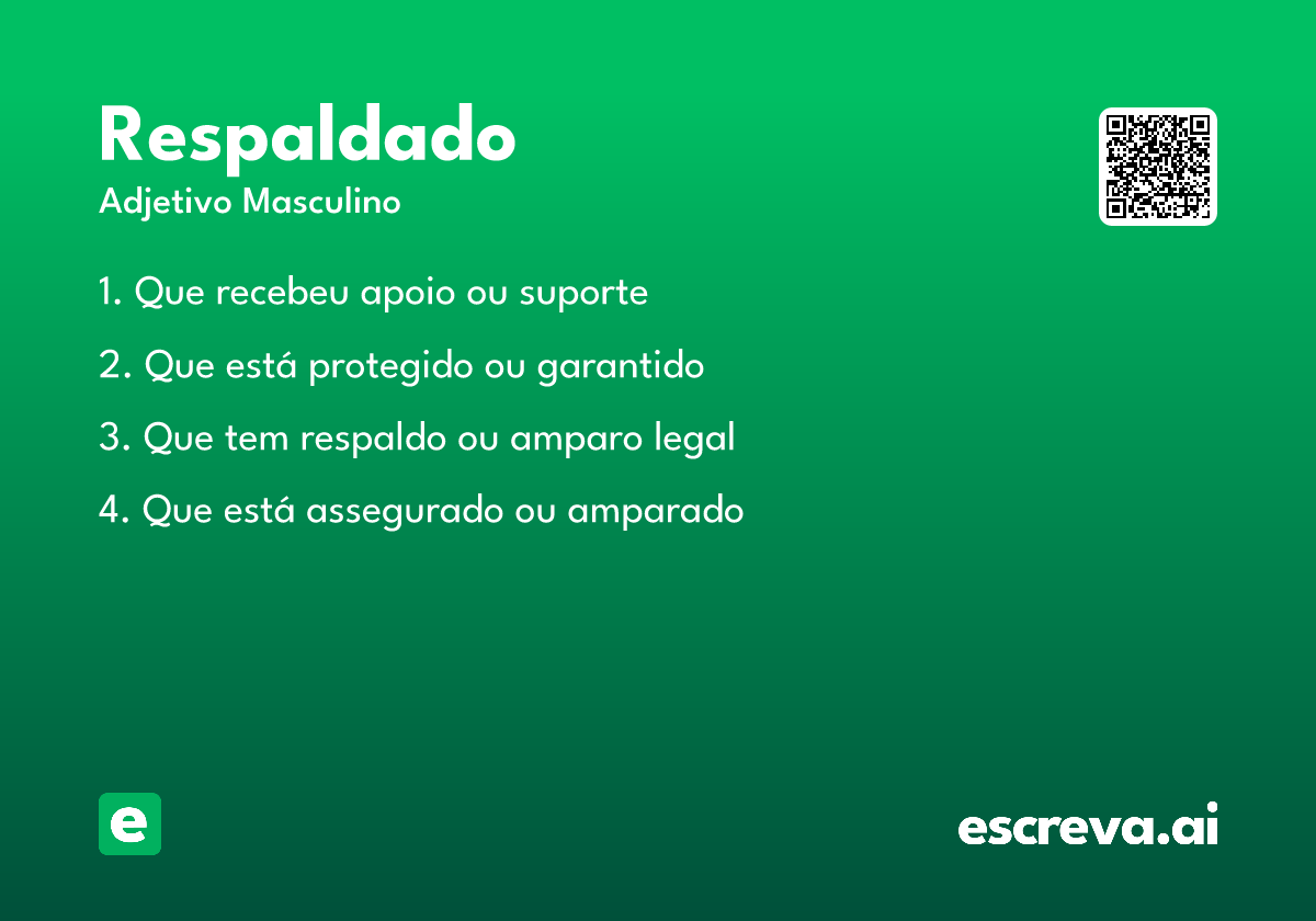 respaldado