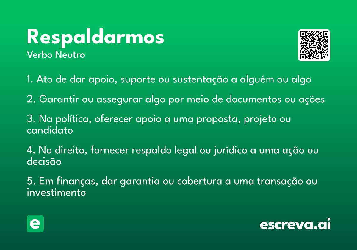 respaldarmos
