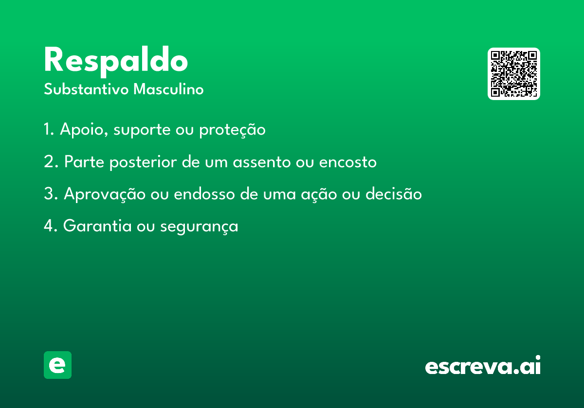 respaldo