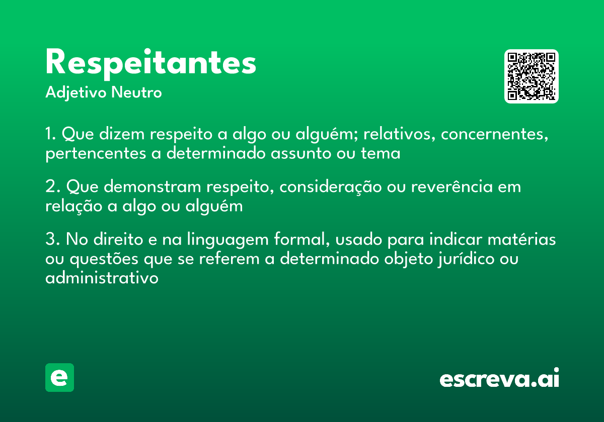 respeitantes