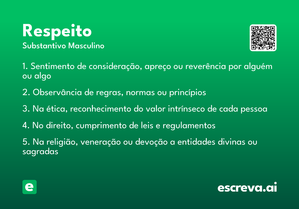 respeito