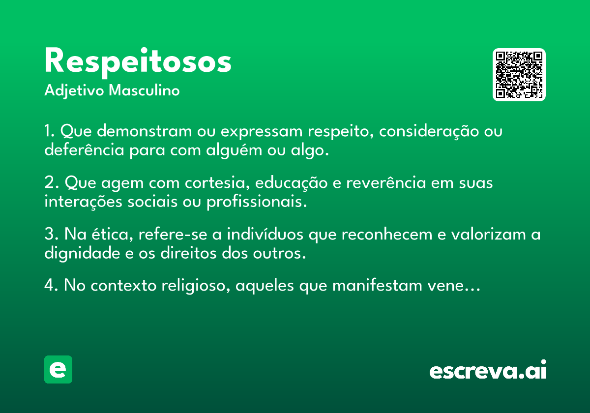 respeitosos