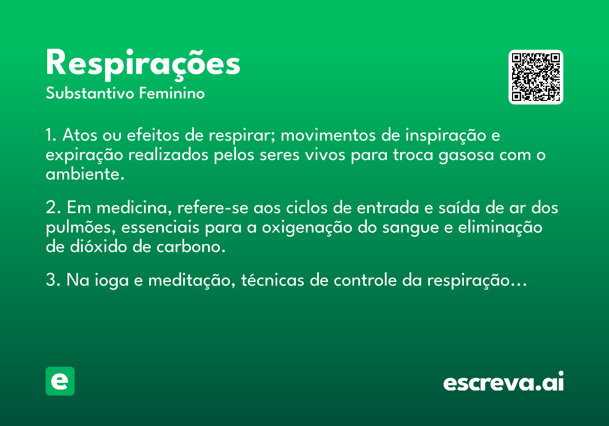 respirações