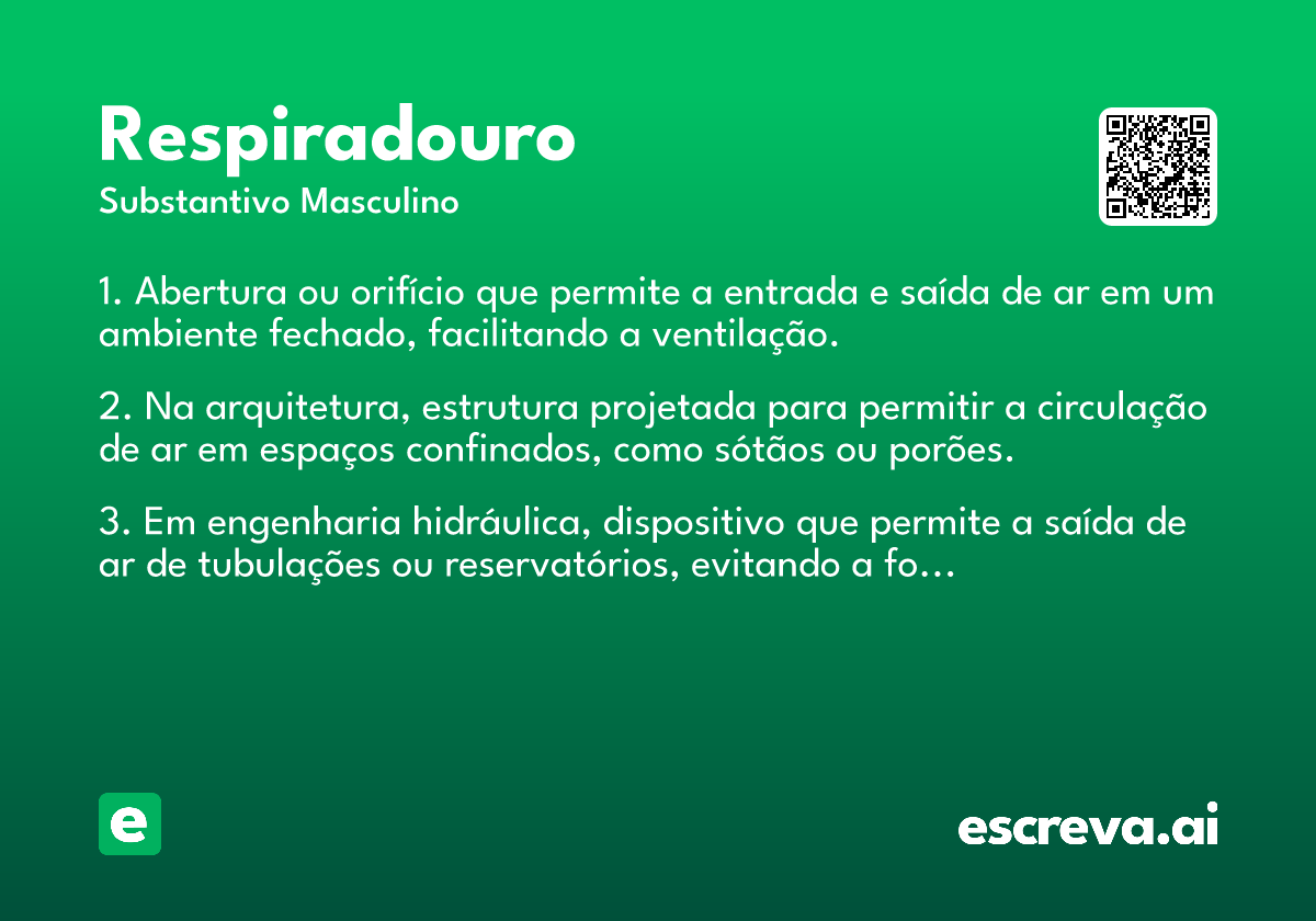 respiradouro