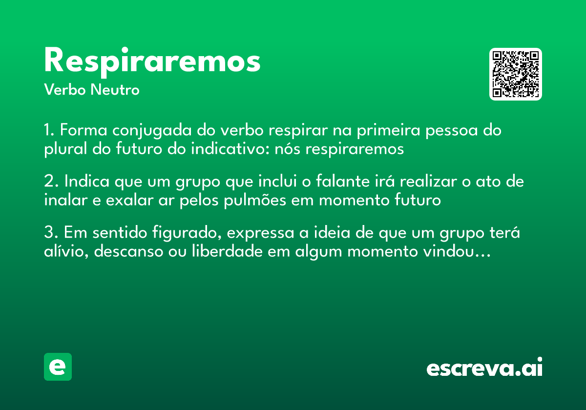 respiraremos