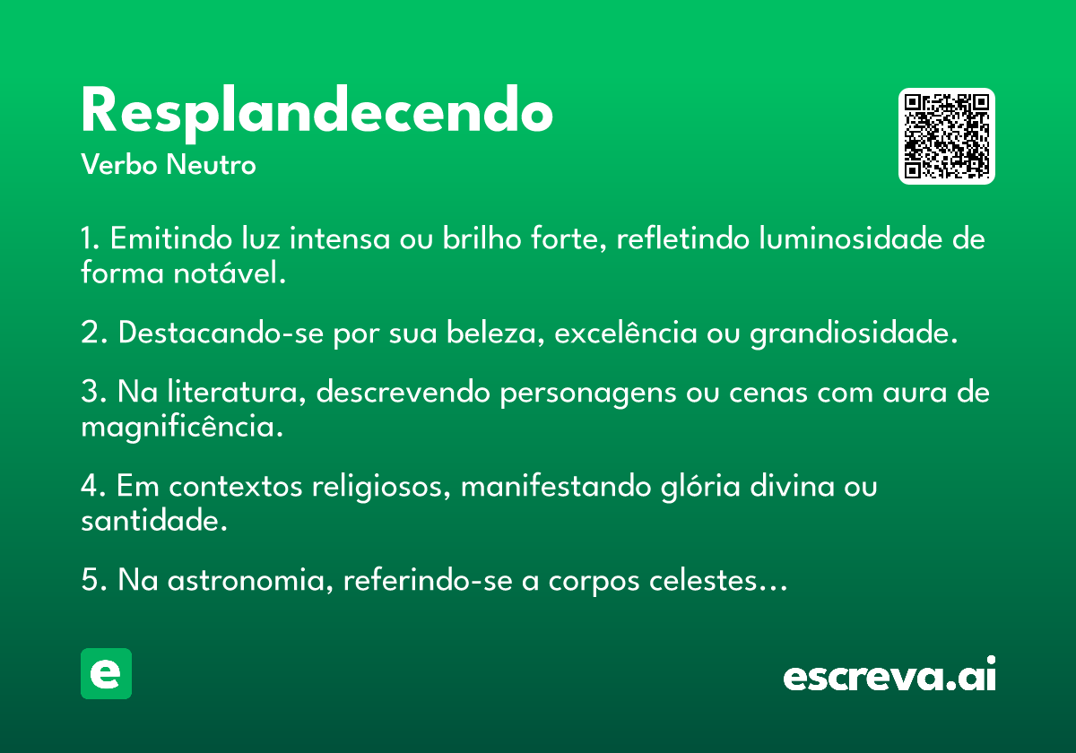 resplandecendo