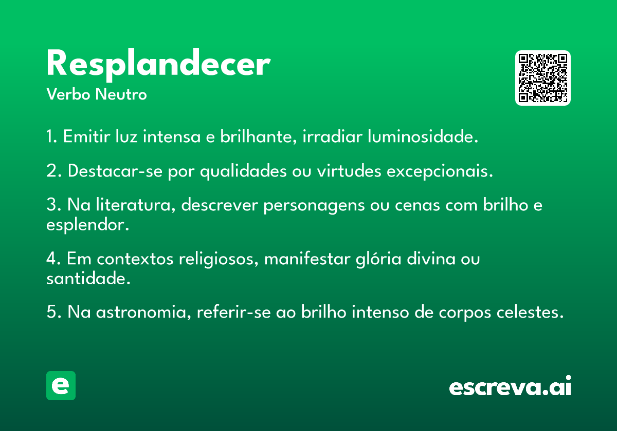 resplandecer