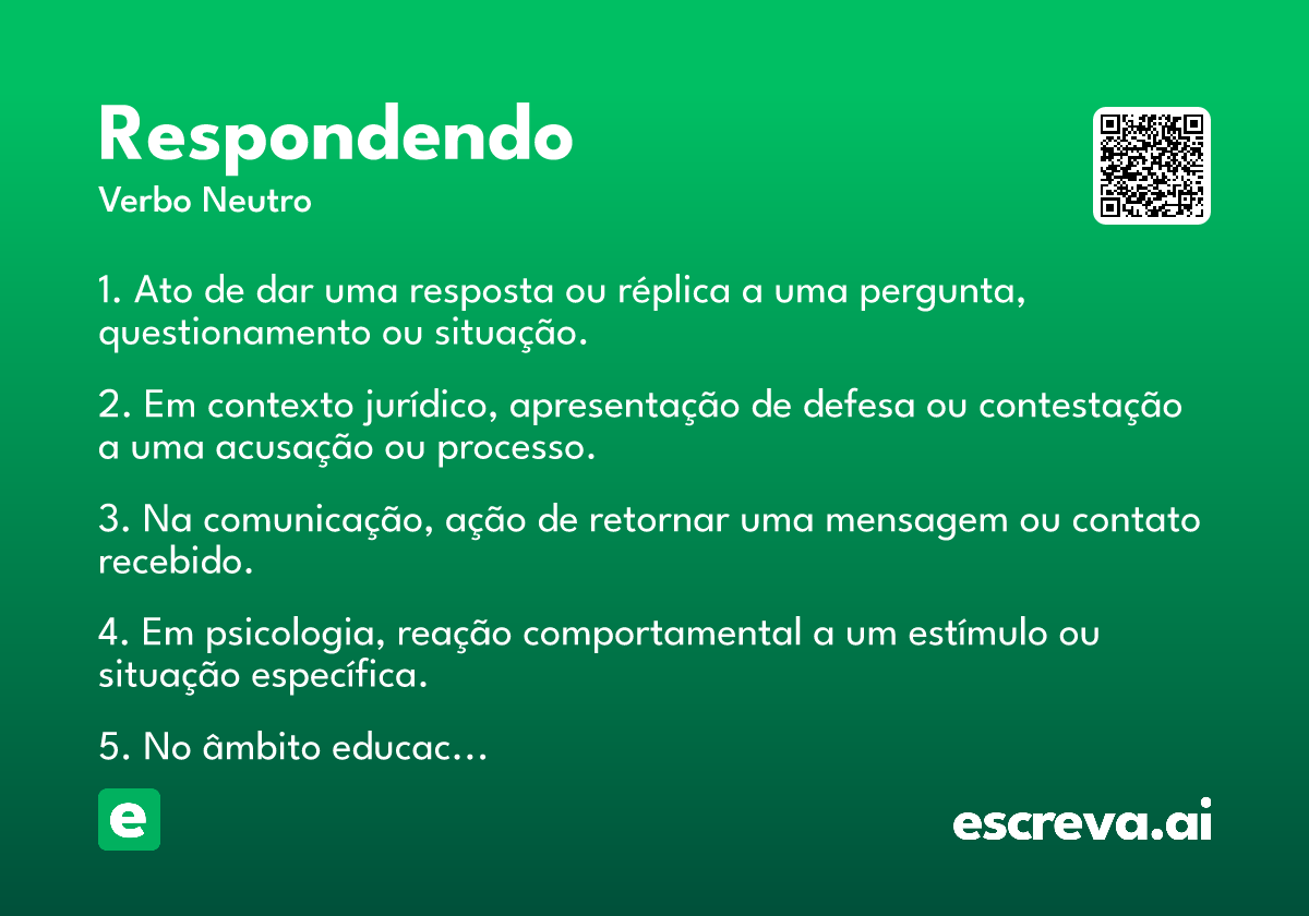 respondendo