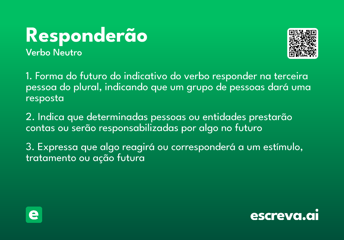 responderão