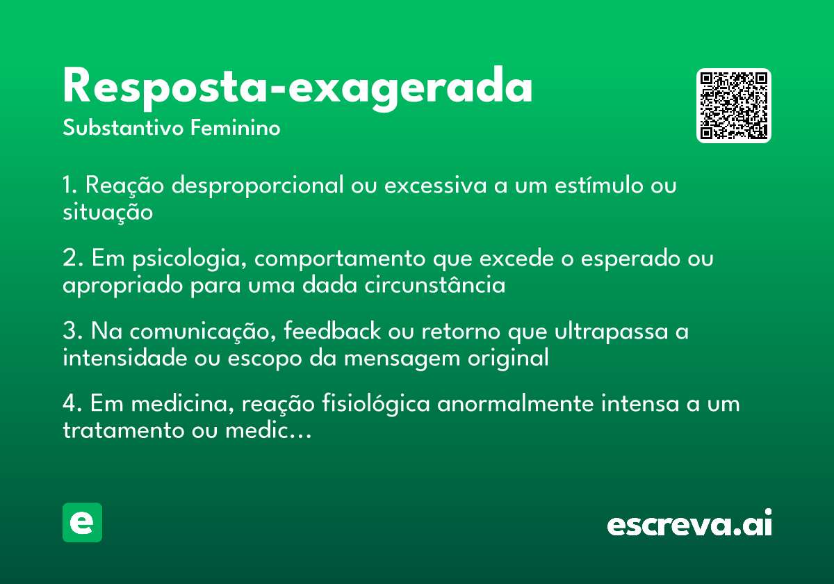 resposta-exagerada