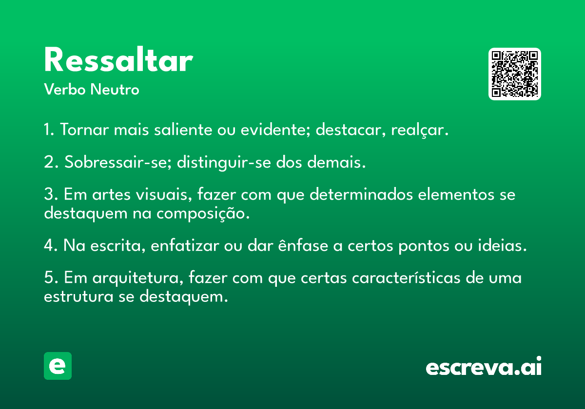 ressaltar
