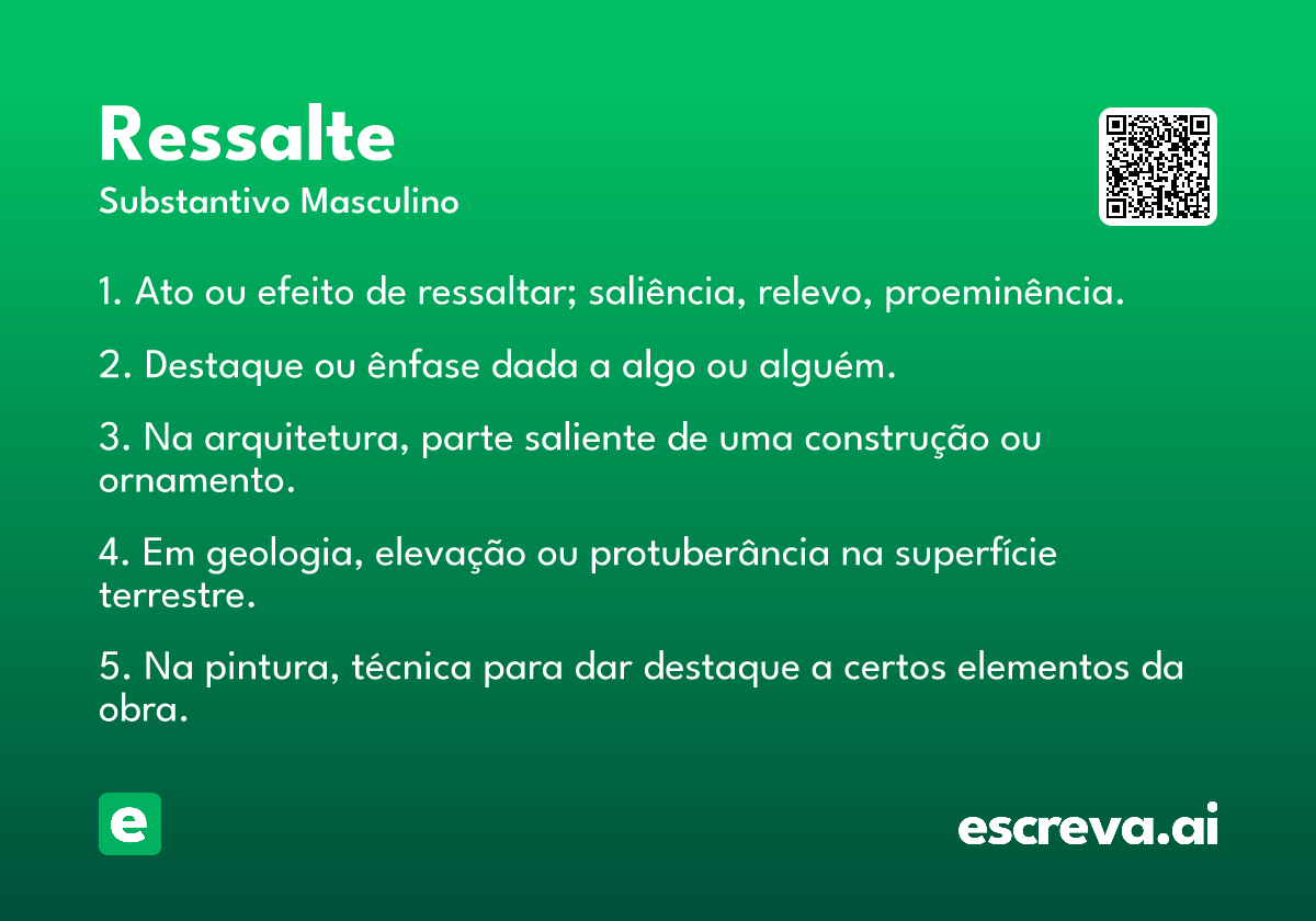 ressalte