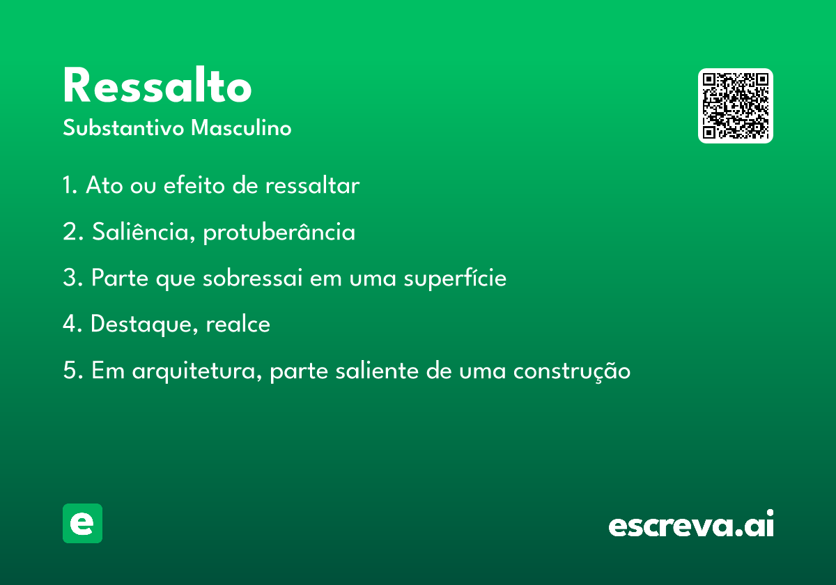 ressalto