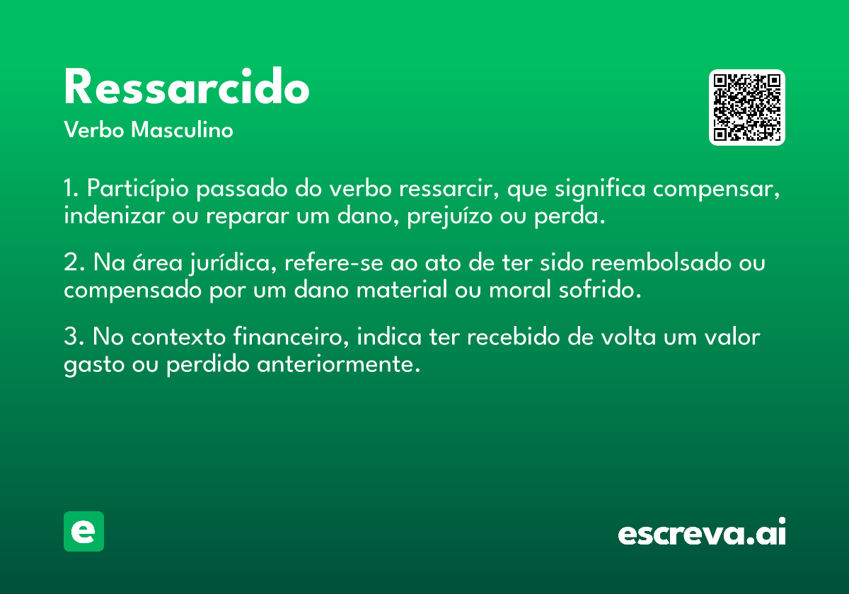 ressarcido