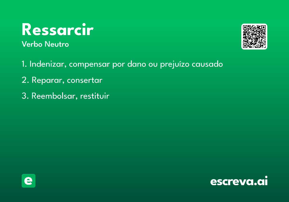 ressarcir