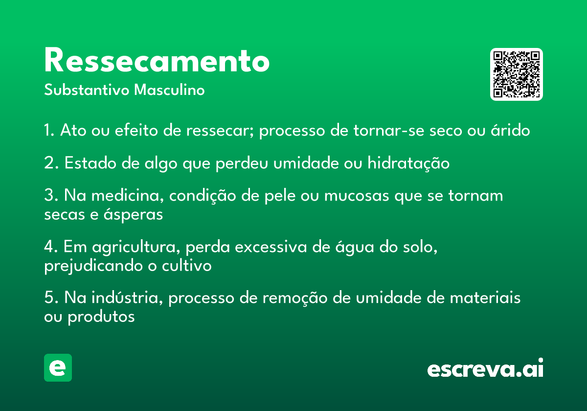 ressecamento