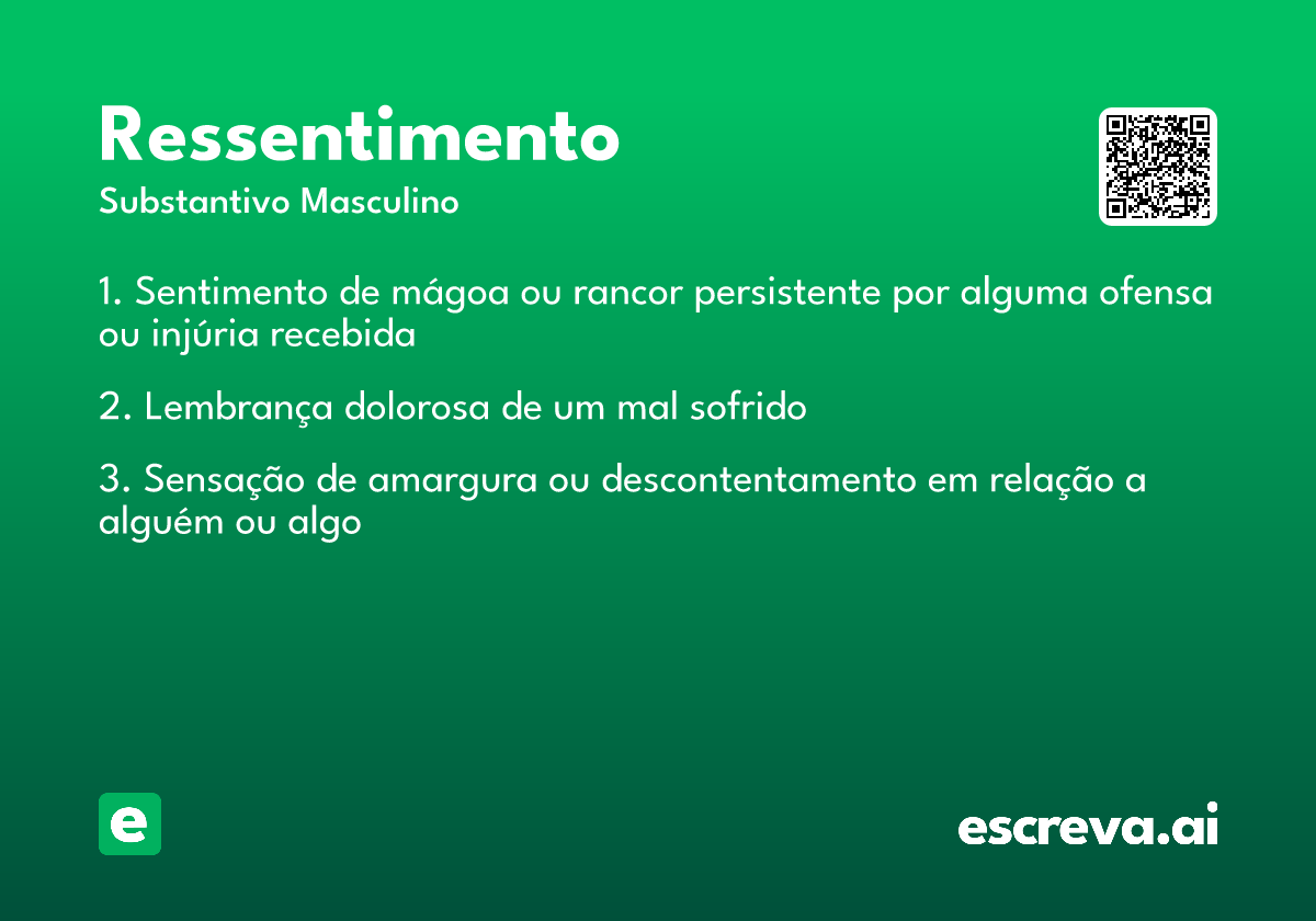 ressentimento